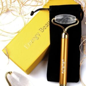 Keseli Kristal Kuvars Face Roller Titreşimli