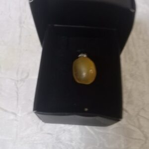 Kehribar Kolye Ucu 1cm (Sarı)