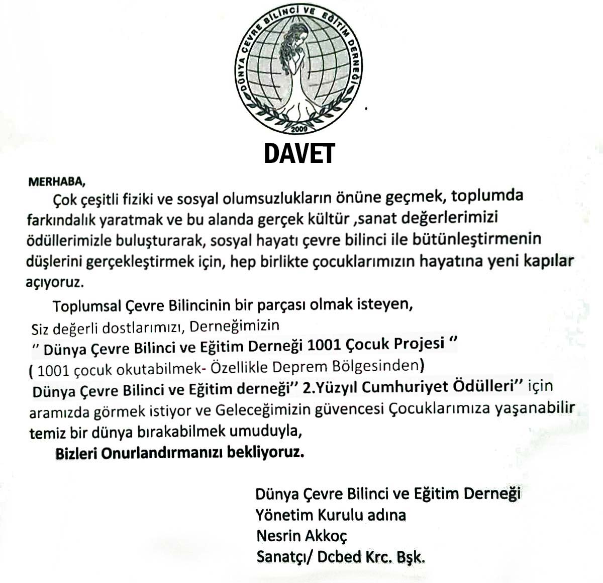 CUMHURİYET ÖDÜLLERİ